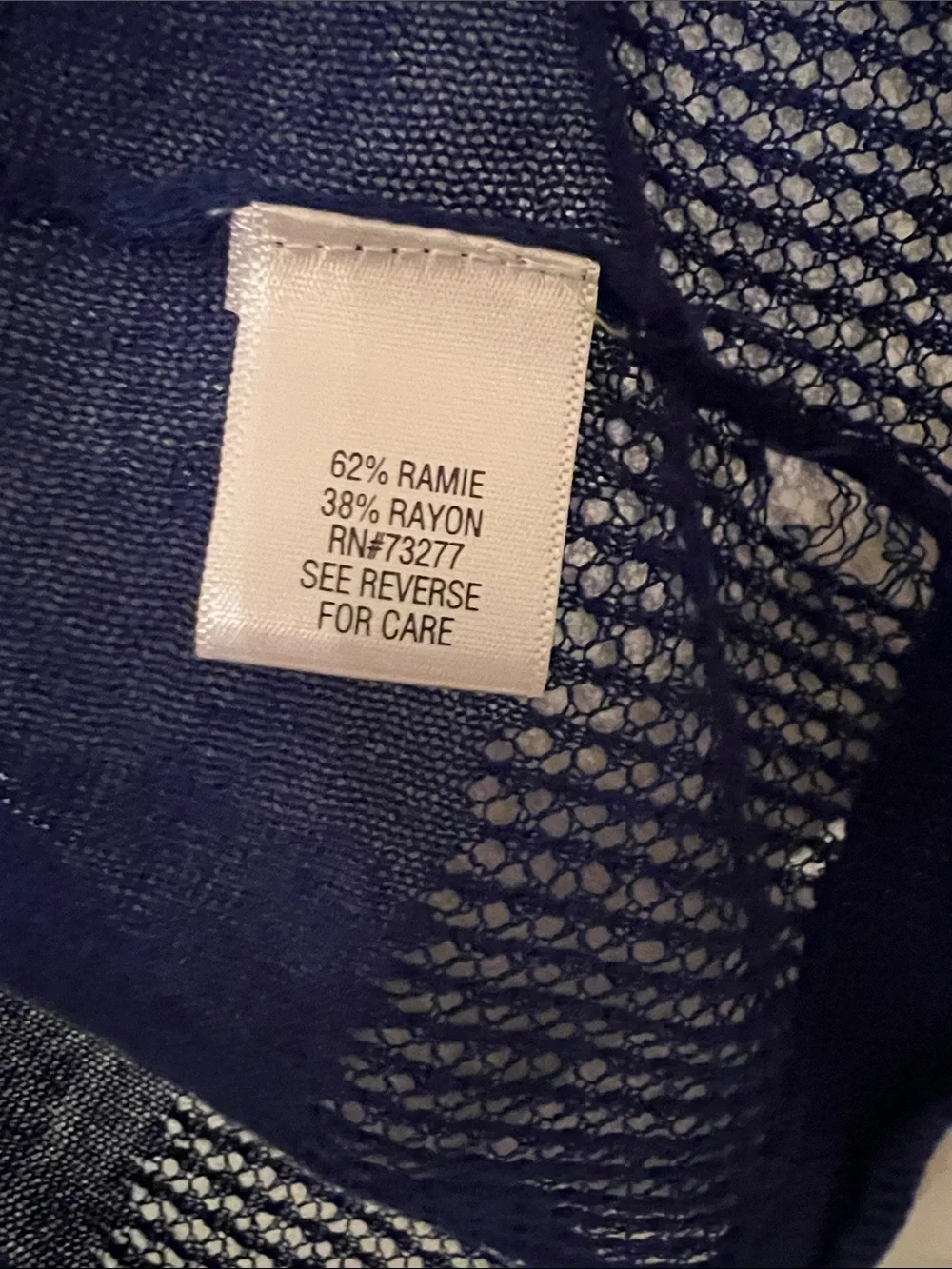 Apt. 9 Navy and White Open-Front Lightweight Cardigans (2-Pack) - Picture 5 of 7